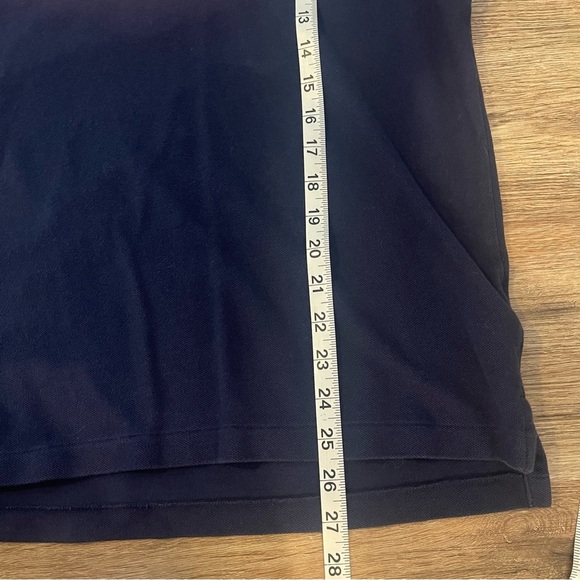 Ralph Lauren Polo Shirt Men’s Small Navy Custom Slim Fit Big Pony Gold Patriotic - Picture 7 of 11